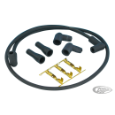 Wire set 8mm Spiral-wound blk silic.(2)