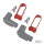 MSD spark plug boot retainers, pair
