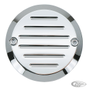 GZP Chrome billet timer cover Grooved 2-