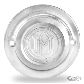PM Scallop ignition cover 2-hole Chrome