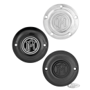 PM Scallop ignition cover 2-hole Chrome