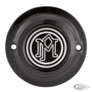 PM Scallop ignition cover 2-hole BlackOp