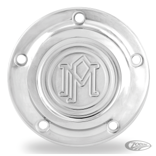 PM Scallop ignition cover 5-hole Chrome