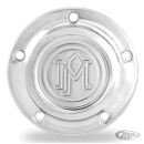 PM Scallop ignition cover 5-hole Chrome
