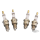 ACCEL white U-groove spark plugs 2418