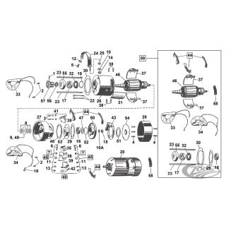 Frame screw set 32E generator