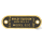 Name plate relay-switch brass 32E genera