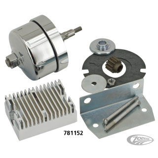 Alternator conversion kit BT41-69 Chrome