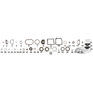 GZP 10pck O-ring Pushrod upper BT/XL79-u