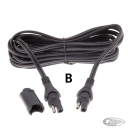 Optimate SAE charge cable extender 180cm