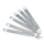 Flat braided ground cable 6 pack