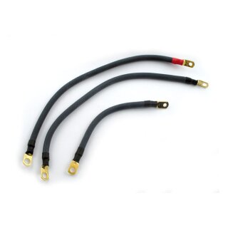JIMS, Superflex battery cable set. 10", 15", 8"