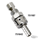 K-Tech petcock for S&S Super E/G chrome