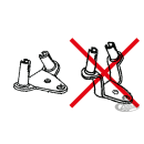 Throttle cable E+G81-95 LN=41" 135o