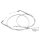 Throttle cable E+G81-95 LN=41" 135o