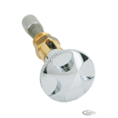 GZP Chr Cross round Enrichener knob f/ S