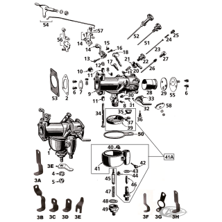 disc, throttle, 1 1/2 " carbs knuckle
