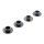 JIMS, upper valve spring collars. Titanium