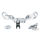 GZP Chrome enrichener bracket XL04-06