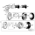 Air cleaner kit all 41-55 twins