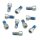 10pck SHCscrew 1/4-20x1/2" w/Thr.Lock Zn