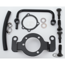 Luftfilter Adapter Halter Breather Kit schwarz für...