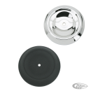 S&S Chr Dished Bobber billet a/c cover