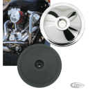 S&S Chr Domed Bobber billet a/c cover