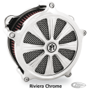PM aircleaner cover Riviera Chrome