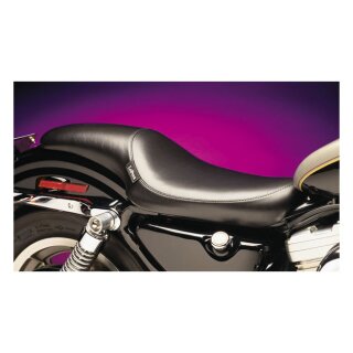Sitz Sitzbank Le Pera Silhouette schwarz glatt lang für Harley XL Sportster 82-03