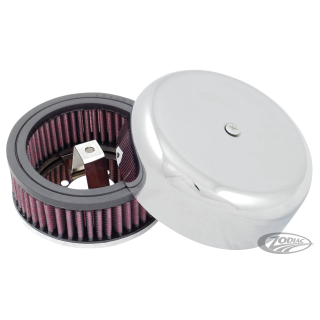 K&N Air cleaner 5.5" dia. round Linkert