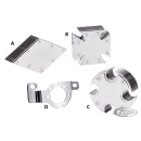 GZP Chrome aircleaner mounting bracket