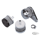 GZP Crankcase breather assembly chrome