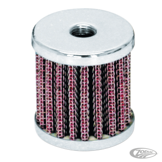 GZP Chr crankcase breather w 1/8" NPT th