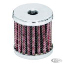 GZP Chr crankcase breather w 1/8" NPT th