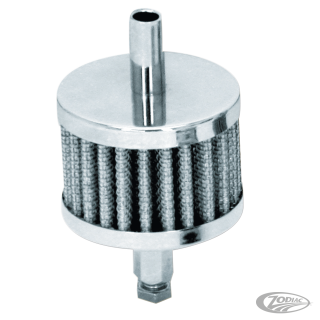 GZP Chr crankcase breather 3/8" w stud+b