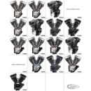 T124A engine, silver, No Induction/Ign