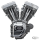 S&S T143 engine, stone grey
