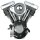 S&S V80 engine Black SS ign./E carb