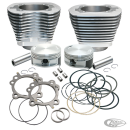 S&S cyl. kit silver 3-7/8x4.5" TC99-06