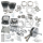 S&S 124HSU kit TC06-17 w/heads black