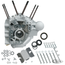 S&S Crankcase FLH/T07-16 4-1/8 bore silv
