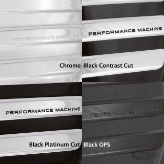 PM Scallop TC01-17 cam cover Chrome
