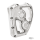 RSD CLARITY CAM COVER FLH/T01-up Chrome