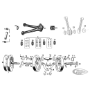 Piston pin bushing set #24334-36
