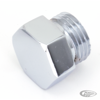 COLONY chrome timing/oil tank plug 5/8hx