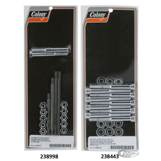 Chrome hex crankcase bolt kit BT48-64