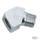 Chrome plated 45 degree fitting only