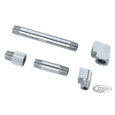 Chrome 1/8 male & female adapter