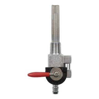 Red Handle Petcock Benzinhahn Down Outlet für Harley 1/4" NPT